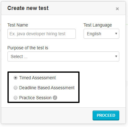 create your own test assignment