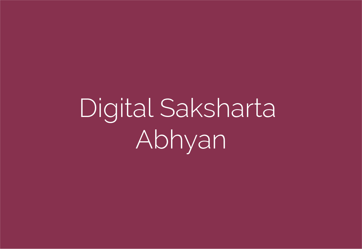 Digital Saksharta Abhiyan – DISHA